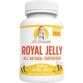 غذاء ملكات النحل من د. دانيل، مكمل غذائي ملكي، 500 مجم 120 كبسولة in Kuwait