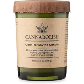 Cannabolish Lavender Smoke Odor Eliminating Candle, 7 oz, Natural Ingredients