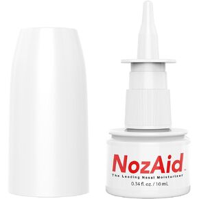 NozAid Nasal Moisturizer Spray w/Sesame Oil .34 oz Moisturizing Lubricant for Dry, Crusty, Cracked, Stuffy Nose Relief, Nosebleeds, Preservative Free by NozAid in Saudi Arabia