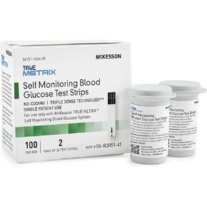 McKesson True METRIX Self-Monitoring Blood Glucose Test Strips, 100 Strips, 1 Pack in Saudi Arabia