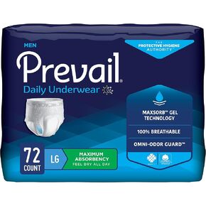 Prevail Proven | Small/Medium Pull-Up | Men's Incontinence Protective Underwear | Maximum Absorbency | 80 Count