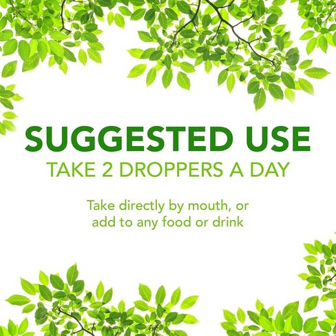 سوبر ناتشورال جودز قطرات سائلة من الكلوروفيل - دعم المناعة، تعزيز الطاقة الصباحية، رائحة الجسم، حب الشباب، دعم الهضم، والتخلص السريع من السموم - طبيعية ونباتية in Kuwait