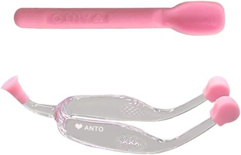 MUDOR Soft Contact Lense Remover Tool - Contact Lens Insertion Tool Includes Tweezers and Soft Scoop, Contact Lens Removal for Travel Home Use (Pink) in Saudi Arabia