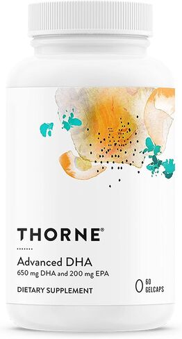 Thorne Advanced DHA - 650 mg DHA and 200 mg of EPA - Supports Healthy Brain Aging and Nerve Function - 60 gelcaps in Saudi Arabia
