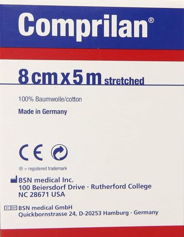 ضمادة ضغط قصيرة قابلة للتمدد من جوبست كومبريلان، مقاس 8 سم × 5 م، ضمادة خالية من اللاتكس in Kuwait