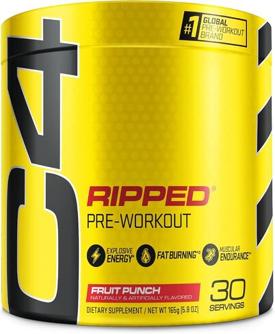Cellucor - C4 Ripped Fruit Punch, 30 Servings, 183 g (6.46 Oz) in Kuwait