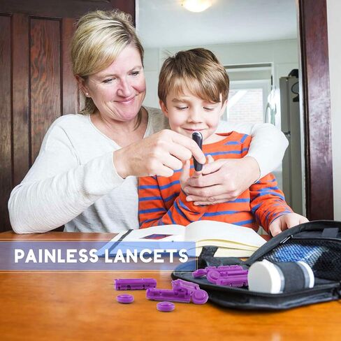 مشارط لوتفانسي لاختبار مرض السكري، 30 مقياس، 300 عدد مشارط علوية ملتوية لاختبار الجلوكوز في الدم، معقمة، يمكن التخلص منها in Kuwait