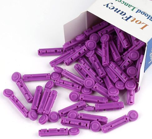 مشارط لوتفانسي لاختبار مرض السكري، 30 مقياس، 300 عدد مشارط علوية ملتوية لاختبار الجلوكوز في الدم، معقمة، يمكن التخلص منها in Kuwait