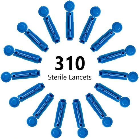 CareLiving Lancets for Diabetes Testing - 30 Gauge Diabetic Lancets for Blood Testing and Glucose Testing - Fits Most Lancing Devices - Sterile, Single Use 30g Blood Sugar Lancets - 310 Count in Kuwait
