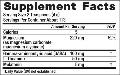 Natural Vitality Calm Sleep, Melatonin & Magnesium Citrate, Sleep Aid Drink Mix, GABA, Sleep Aid, Vegan, Gluten Free & Non-GMO, Mixed Berry, 16 Oz in Kuwait