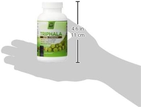 BRI Nutrition Triphala - 1000 مجم نباتي هيمالايا تريفالا مستخلص نقي زائد - كمية تكفي 60 يومًا - 120 قيراط من كبسولات السليلوز النباتية in Kuwait