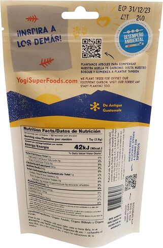 Yogi Super Foods Organic Triphala Ayurveda Herb Powder for Detox, Immune Support, Digestive Health & Balance - Gluten Free, Vegan Superfood Made with Haritaki, Amalaki, Bibhitaki - 5 Oz Bag in Saudi Arabia
