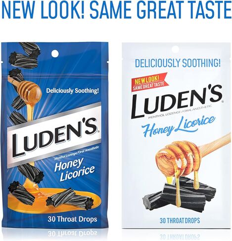 Luden's Sugar Free Wild Cherry Throat Drops, Sore Throat Relief, 25 Count (12 Pack) in Kuwait