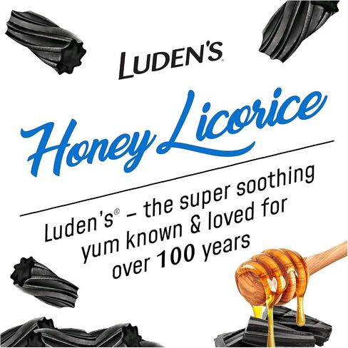 Luden's Sugar Free Wild Cherry Throat Drops, Sore Throat Relief, 25 Count (12 Pack) in Kuwait