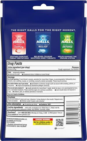 HALLS Relief Mentho-Lyptus Cough Drops, 30 Drops in Saudi Arabia