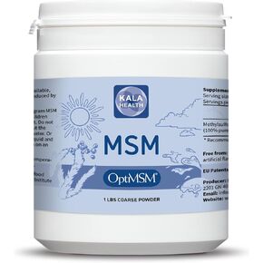 OptiMSM – Pure Methylsulfonylmethane MSM Supplement Powder – Organic, Gluten Free, Non-GMO – Opti MSM Sulfur Crystals/Powder for Kids and Adults