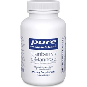 Pure Encapsulations Cranberry/D-Mannose | Supplement Made from 100% Cranberry Fruit Solids to Support Urinary Tract Health* | 90 Capsules in Saudi Arabia