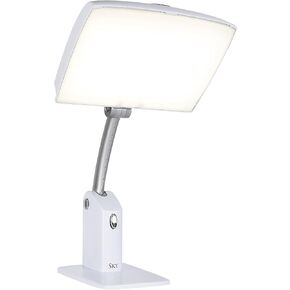 مصباح العلاج بالضوء النهاري Sky Bright من Carex - 10,000 لوكس - مصباح الشمس لمكافحة البلوز الشتوي ولزيادة طاقتك، أبيض in Kuwait
