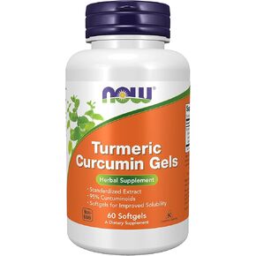 NOW Supplements, مواد هلامية من الكركمين الكركمي (كركم لونغا)، مستخلص موحد، مكمل عشبي يحتوي على 95% من الكركمينويدات، 120 كبسولة هلامية in Saudi Arabia