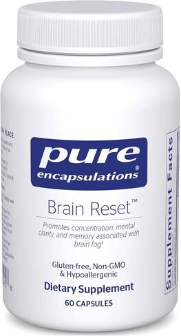 Pure Encapsulations Brain Reset | Supports Concentration, Clarity, and Memory Associated with Brain Fog | 60 Capsules* in Saudi Arabia