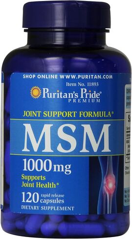 Puritan's Pride Joint Support Formula MSM Rapid Release Capsules, 1000 mg, 120 Count in Saudi Arabia
