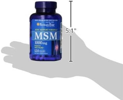 Puritan's Pride Joint Support Formula MSM Rapid Release Capsules, 1000 mg, 120 Count in Saudi Arabia
