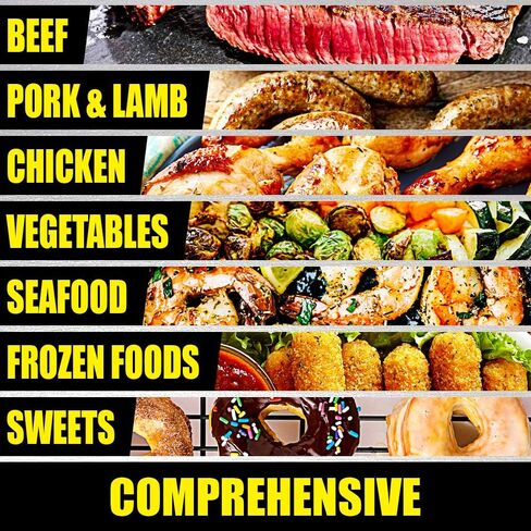 Air Fryer Cooking Times Magnetic Cheat Sheet - Quick Reference Guide 2026 in Saudi Arabia