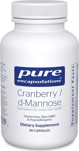 Pure Encapsulations Cranberry/D-Mannose | Supplement Made from 100% Cranberry Fruit Solids to Support Urinary Tract Health* | 90 Capsules in Saudi Arabia