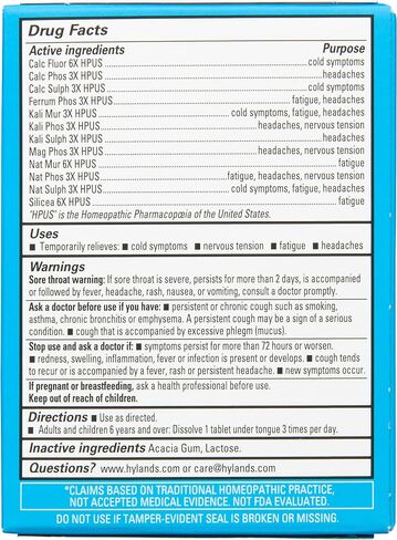 Hyland's Bioplasma Cell Salts Tablets (2 Pack) Naturals, Natural Combination of All 12 Cell Salts (100 Count) 2 Pack in Saudi Arabia