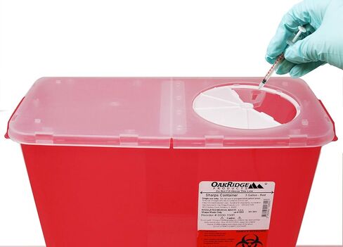 Oakridge 3 Gallon Size Needle and Syringe Sharps Disposal Container in Kuwait