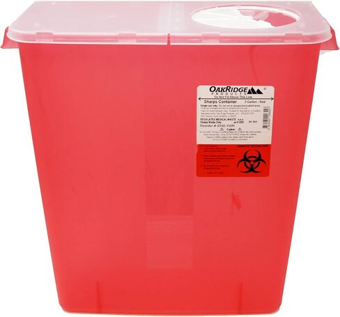 Oakridge 3 Gallon Size Needle and Syringe Sharps Disposal Container in Kuwait