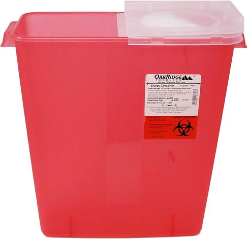 Oakridge 3 Gallon Size Needle and Syringe Sharps Disposal Container in Kuwait