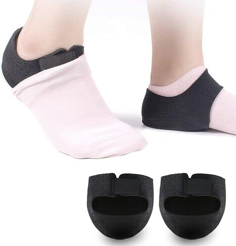 Plantar Fasciitis Heel Cups for Heel Pain 【Updated Version】 Heel Protectors Heel Sleeves Pads, Heel Support for Heel Pain, Heel Spur, Cracked Heels for Women and Men (Beige, M 5-8 / W 6-9.5) in Saudi Arabia
