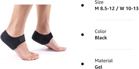 Plantar Fasciitis Heel Cups for Heel Pain 【Updated Version】 Heel Protectors Heel Sleeves Pads, Heel Support for Heel Pain, Heel Spur, Cracked Heels for Women and Men (Beige, M 5-8 / W 6-9.5) in Saudi Arabia