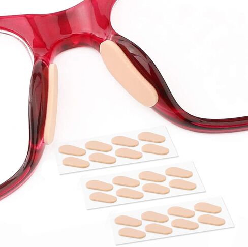 Soft Foam Nose Pads Self Adhesive Non-Slip Eyeglass Nose Pads, Thin Nosepads for Eyeglasses Sunglasses Glasses,12Pairs in Kuwait