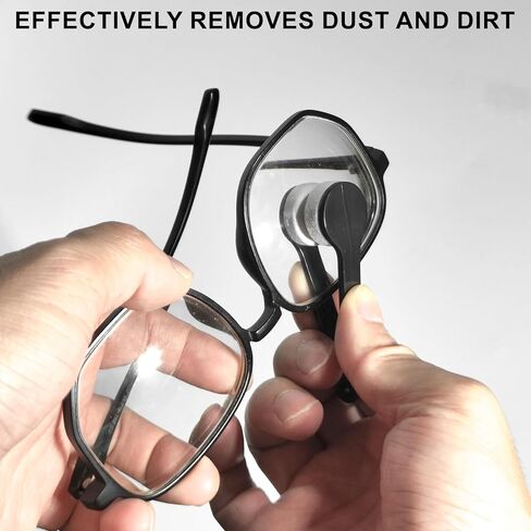 TUTUDOW 15 قطعة منظف النظارات الشمسية الصغيرة | فرشاة ناعمة منظفة من الألياف الدقيقة | مشبك تنظيف فرشاة التنظيف لسطح النظارات النظيف (5 ألوان) in Kuwait