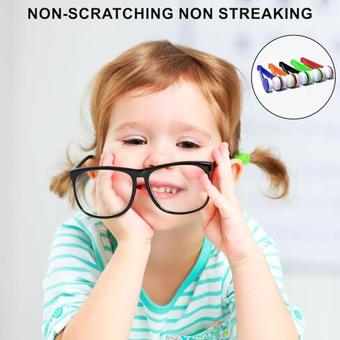 TUTUDOW 15 قطعة منظف النظارات الشمسية الصغيرة | فرشاة ناعمة منظفة من الألياف الدقيقة | مشبك تنظيف فرشاة التنظيف لسطح النظارات النظيف (5 ألوان) in Kuwait