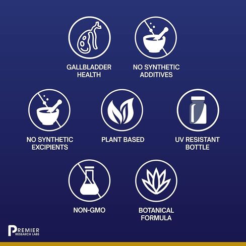 Premier Research Labs BiliVen - Supports Detoxification & Gallbladder - Features Artichoke, Organic Turmeric, Cilantro, Burdock, Beet, Fennel, Garlic Extract & Chlorella - 60 Plant-Source Capsules in Saudi Arabia