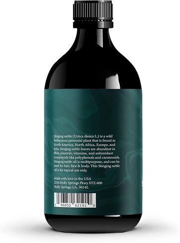 UN·SUL·LIED Stinging Nettle Multipurpose Oil for Hair Growth and Skin Soothing-Softening-Moisturizing for Men and Women-All Natural 4 oz in Saudi Arabia