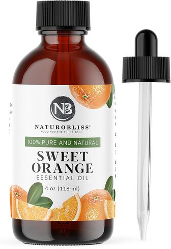 زيت عطري طبيعي ونقي 100% من ناتوروبليس العطري ذو جودة علاجية مع قطارة زجاجية - حجم كبير 118 مل أوقية - مثالية للعلاج العطري والاسترخاء in Kuwait