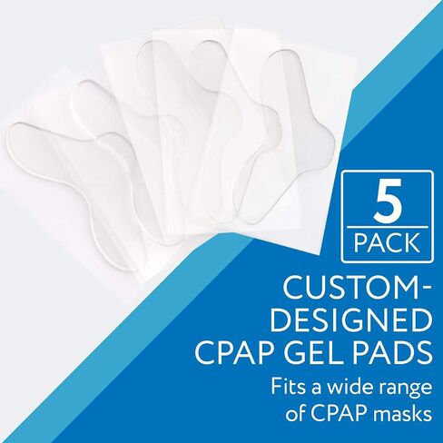 5 Pack Nasal Pads for CPAP Mask - CPAP Nose Pads - CPAP Supplies for CPAP Machine - Sleep Apnea Mask Comfort Pad - Custom Design & Can Be Trimmed to Size - CPAP Cushions for Most Masks in Saudi Arabia