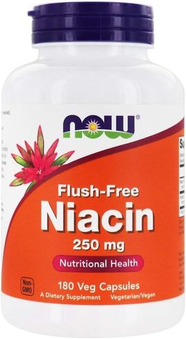 Flush Free Niacin 250mg 180 VegiCaps (Pack of 2) in Saudi Arabia