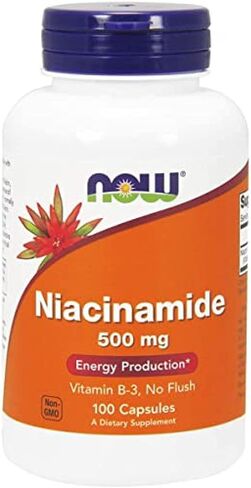 NOW Foods, Niacinamide (Vitamin B-3) 500 mg, Energy Production*, 250 Veg Capsules in Kuwait