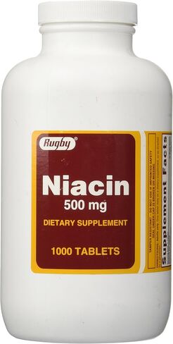Rugby Niacin 500 mg 1000 Tabs in Kuwait