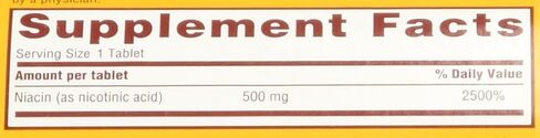 Rugby Niacin 500 mg 1000 Tabs in Kuwait