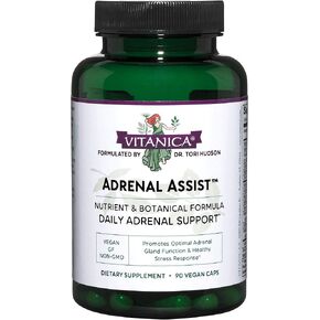 Vitanica Adrenal Assist, Adrenal Support, Vegan, 90 Capsules in Saudi Arabia