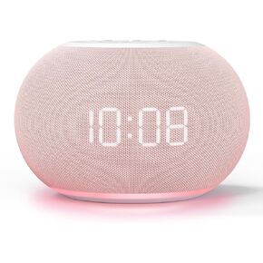 Reacher Auto-Dimmable Sound Machine Alarm Clock with Night Light, 20 Soothing Sounds, LED Digital Display, Sleep Timer, Precise Volume Control, White Noise Soother for Baby, Adults, Bedrooms in Kuwait