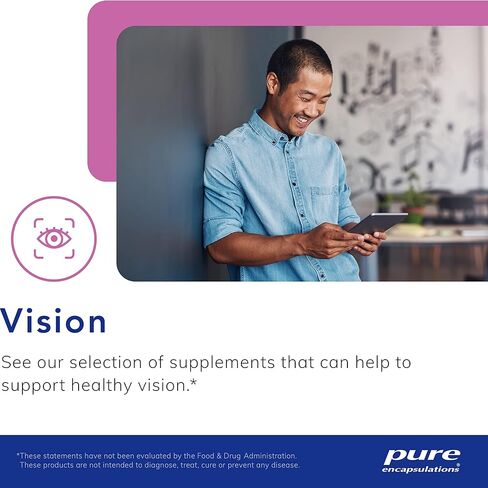 مغلفات نقية VisionPro EPA/DHA/GLA | يدعم إنتاج الدموع الطبيعية والاحتفاظ برطوبة العين* | 180 كبسولة هلامية in Kuwait