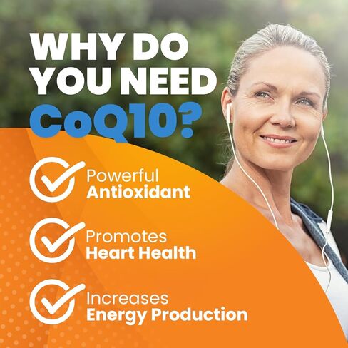 Doctor's Best CoQ10 Gummies 200 Mg، الإنزيم المساعد Q10 (يوبيكوينون)، صحة القلب، تعزيز الطاقة الخلوية، مضادات الأكسدة القوية، 60 قيراط in Kuwait
