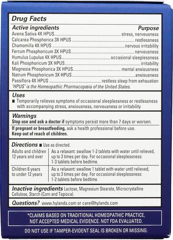 Hylands Calms Forte 100's - 1 Ct, 2 Pack by Hylands in Saudi Arabia